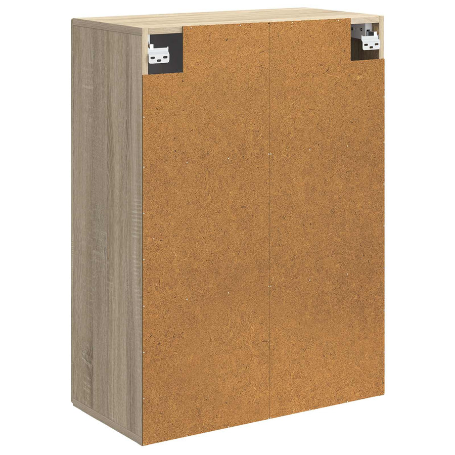 Wandkast Sonoma Eiken 66 x 34,5 x 90 cm Bewerkt hout