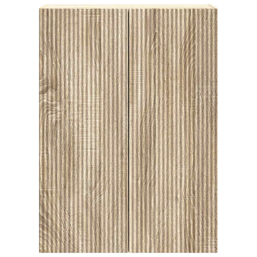 Wandkast Sonoma Eiken 66 x 34,5 x 90 cm Bewerkt hout