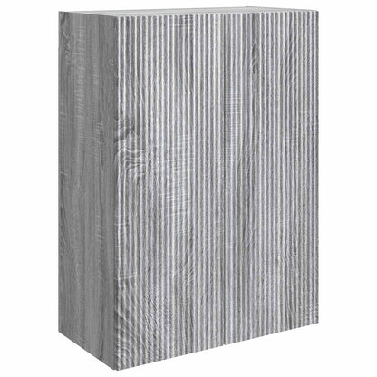 Wandkast Grijs Sonoma 66 x 34,5 x 90 cm Bewerkt hout