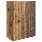 Wandkast 66x34,5x90 cm bewerkt hout