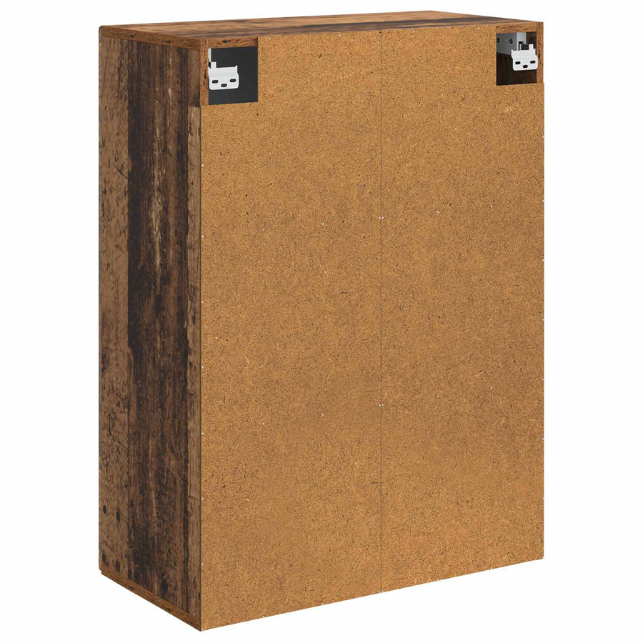 Wandkast Oud hout 66 x 34,5 x 90 cm Bewerkt hout