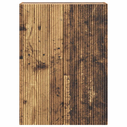 Wandkast Oud hout 66 x 34,5 x 90 cm Bewerkt hout