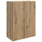 Wandkast 66x34.5x90 cm bewerkt hout