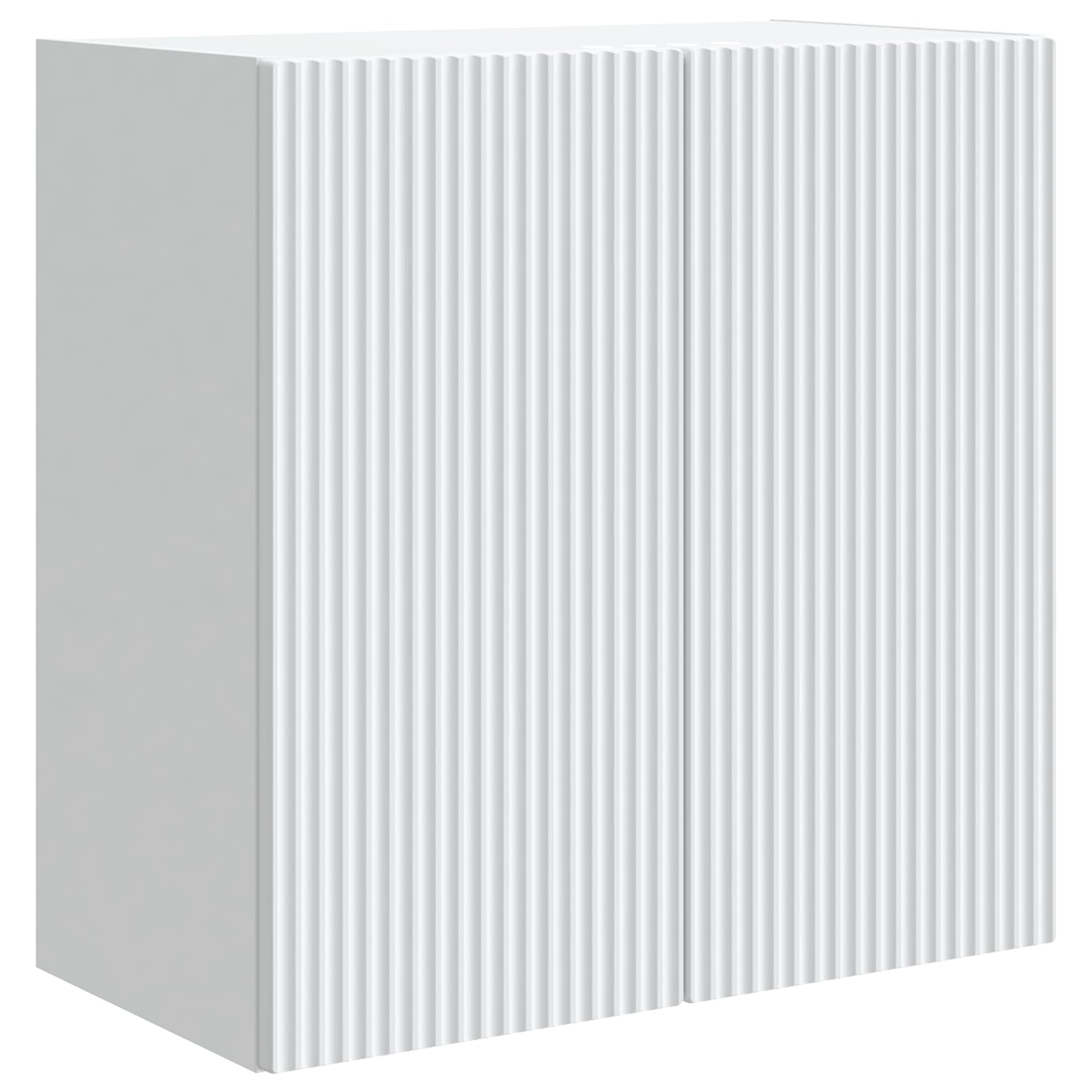 Wandkast Wit 59 x 31 x 60 cm Bewerkt hout