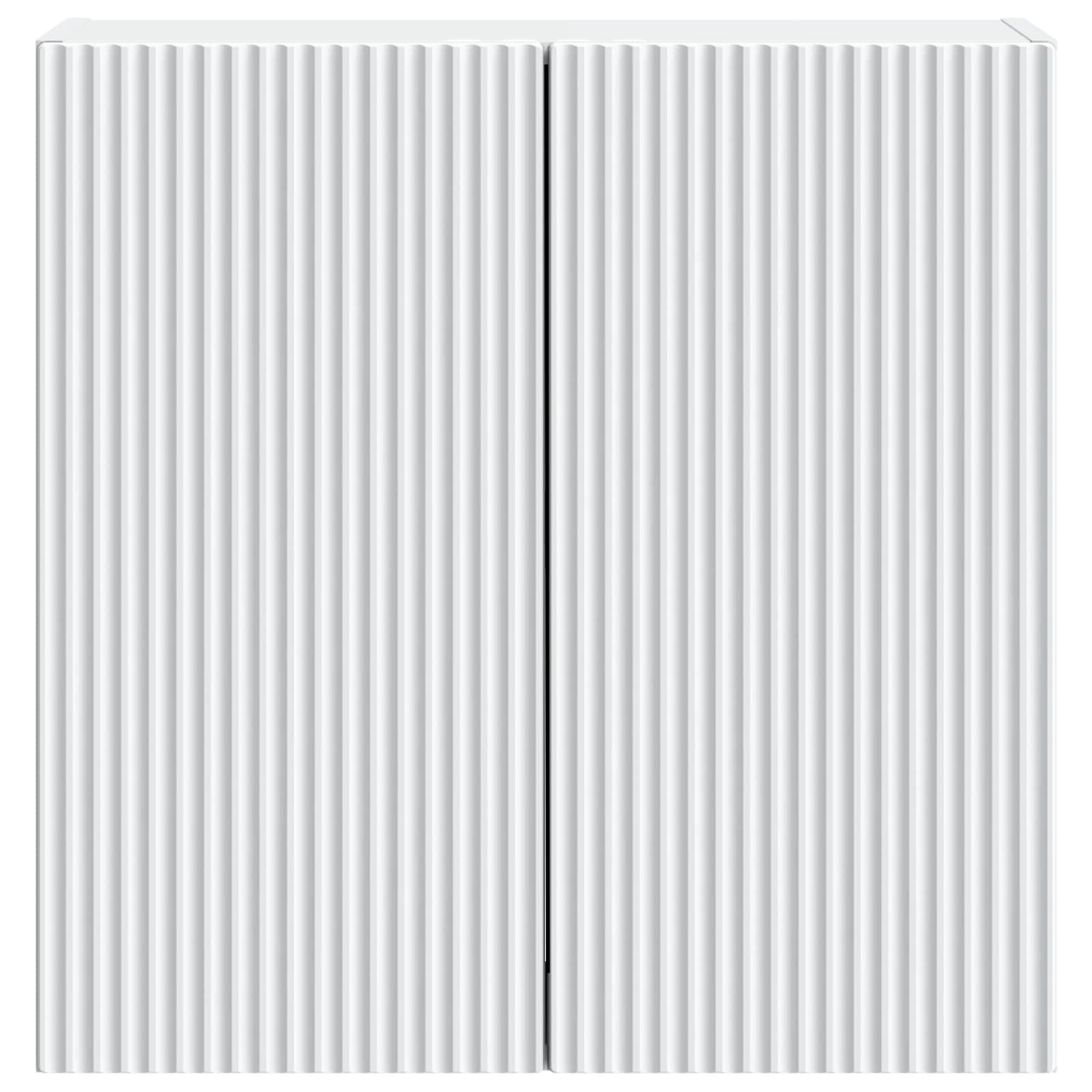 Wandkast Wit 59 x 31 x 60 cm Bewerkt hout