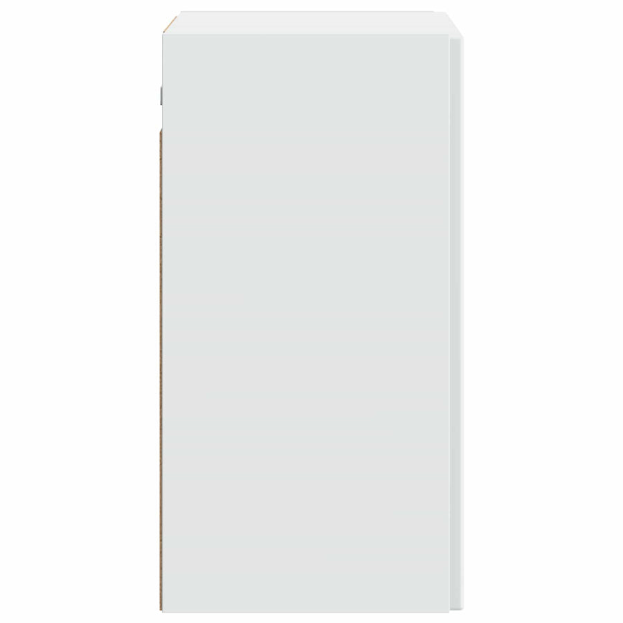 Wandkast Wit 59 x 31 x 60 cm Bewerkt hout