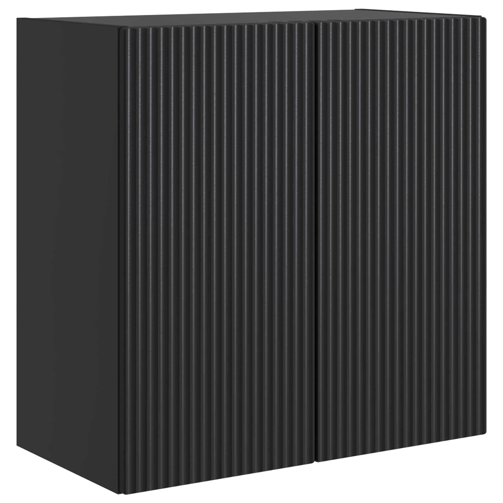 Wandkast Zwart 59 x 31 x 60 cm Bewerkt hout