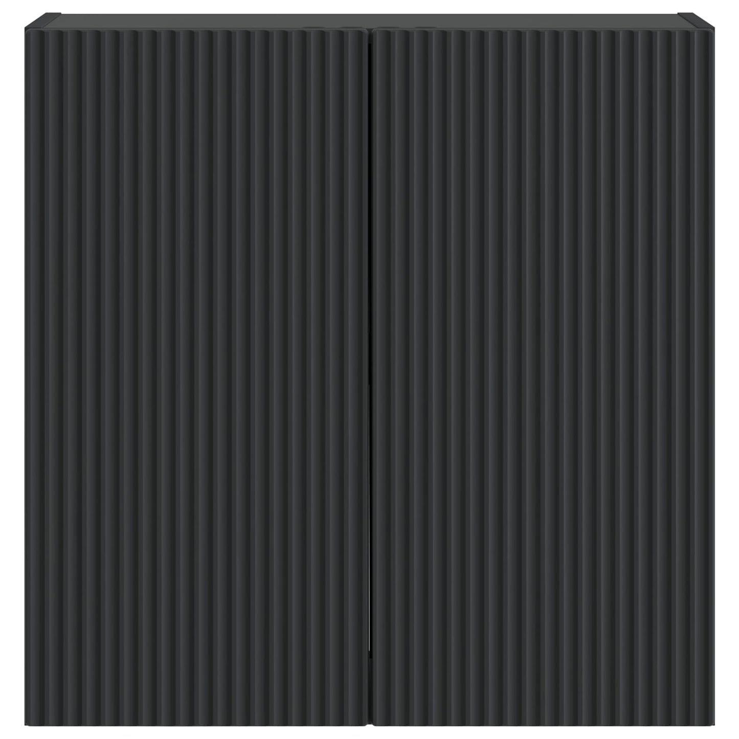 Wandkast Zwart 59 x 31 x 60 cm Bewerkt hout