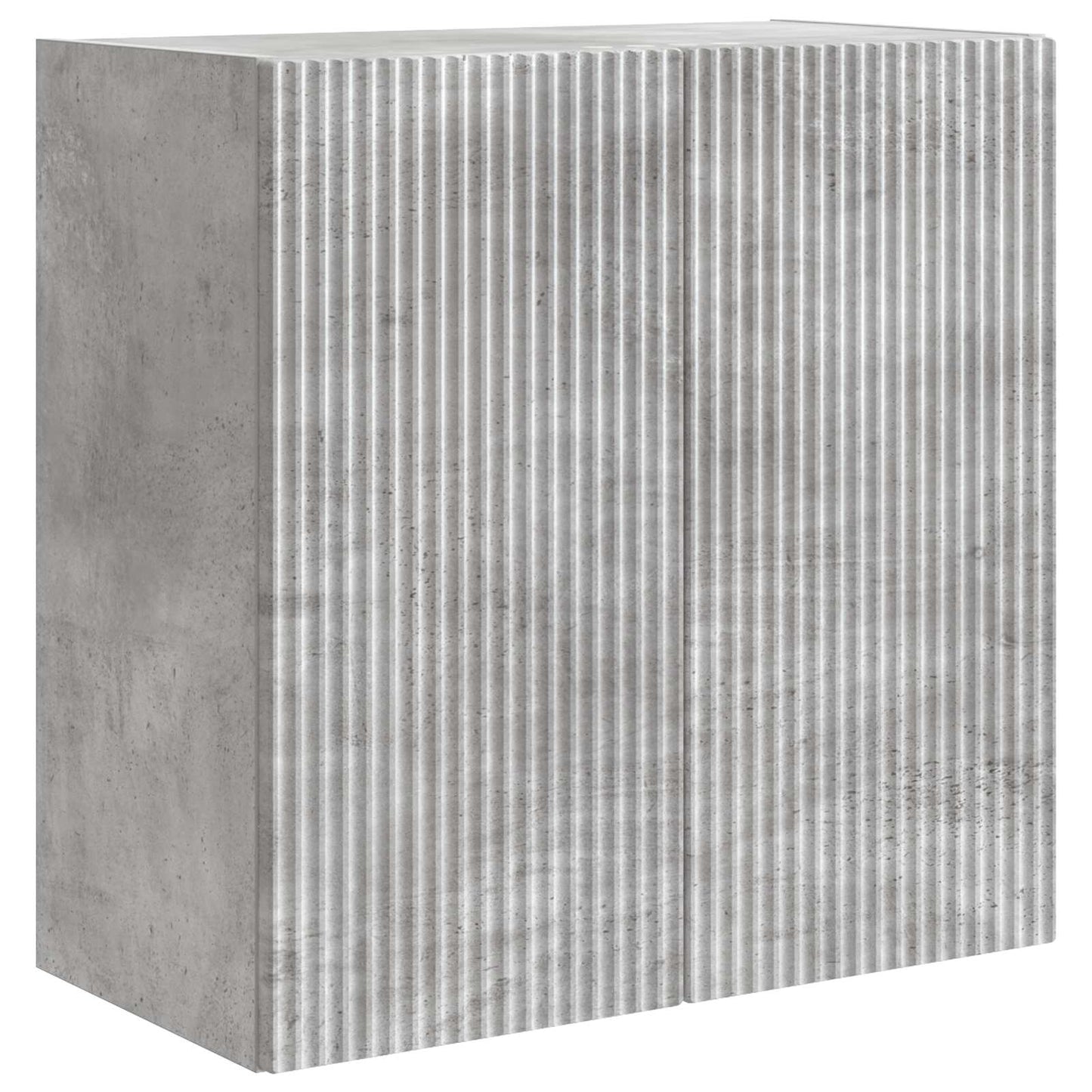 Wandkast Betongrijs 59 x 31 x 60 cm Bewerkt hout