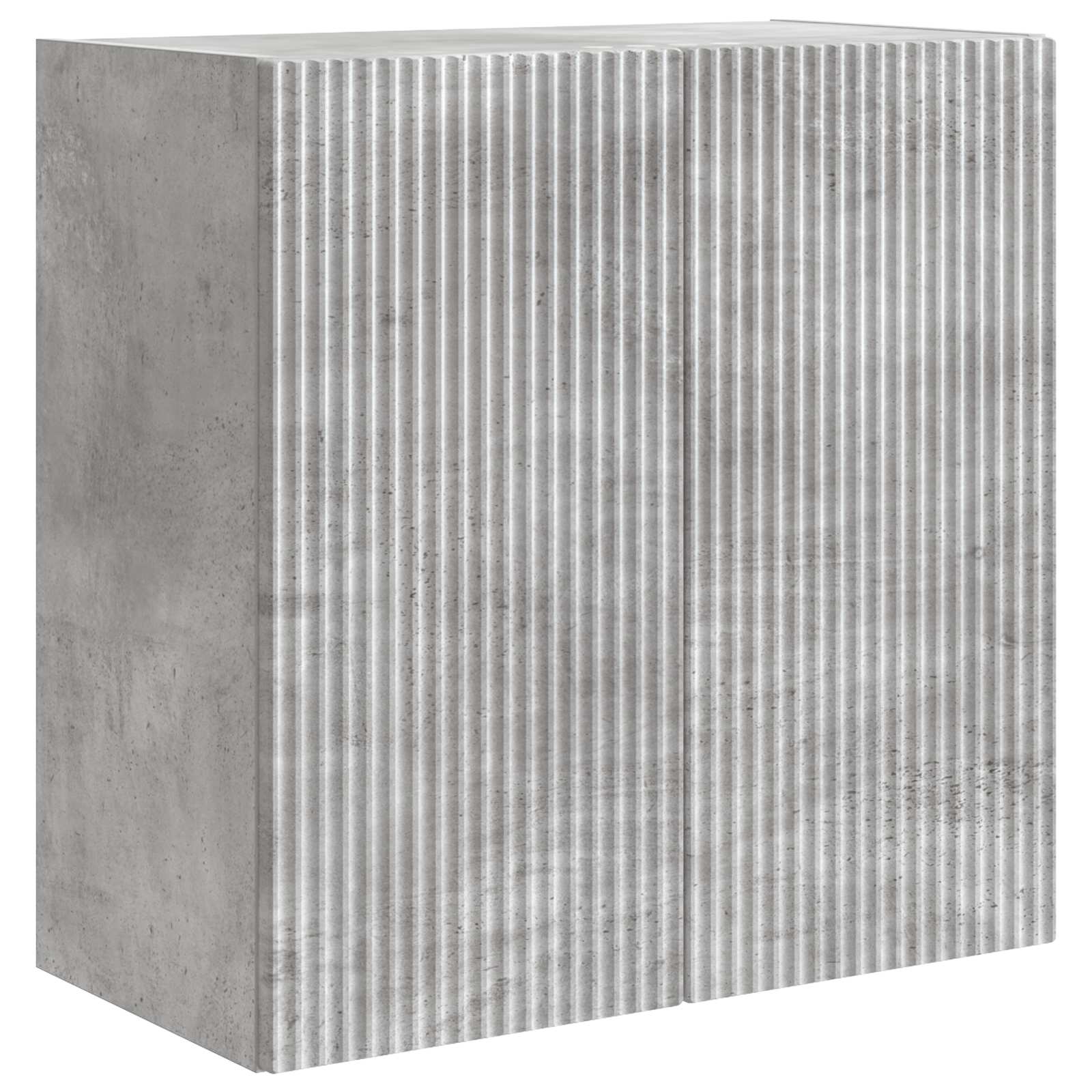 Wandkast Betongrijs 59 x 31 x 60 cm Bewerkt hout