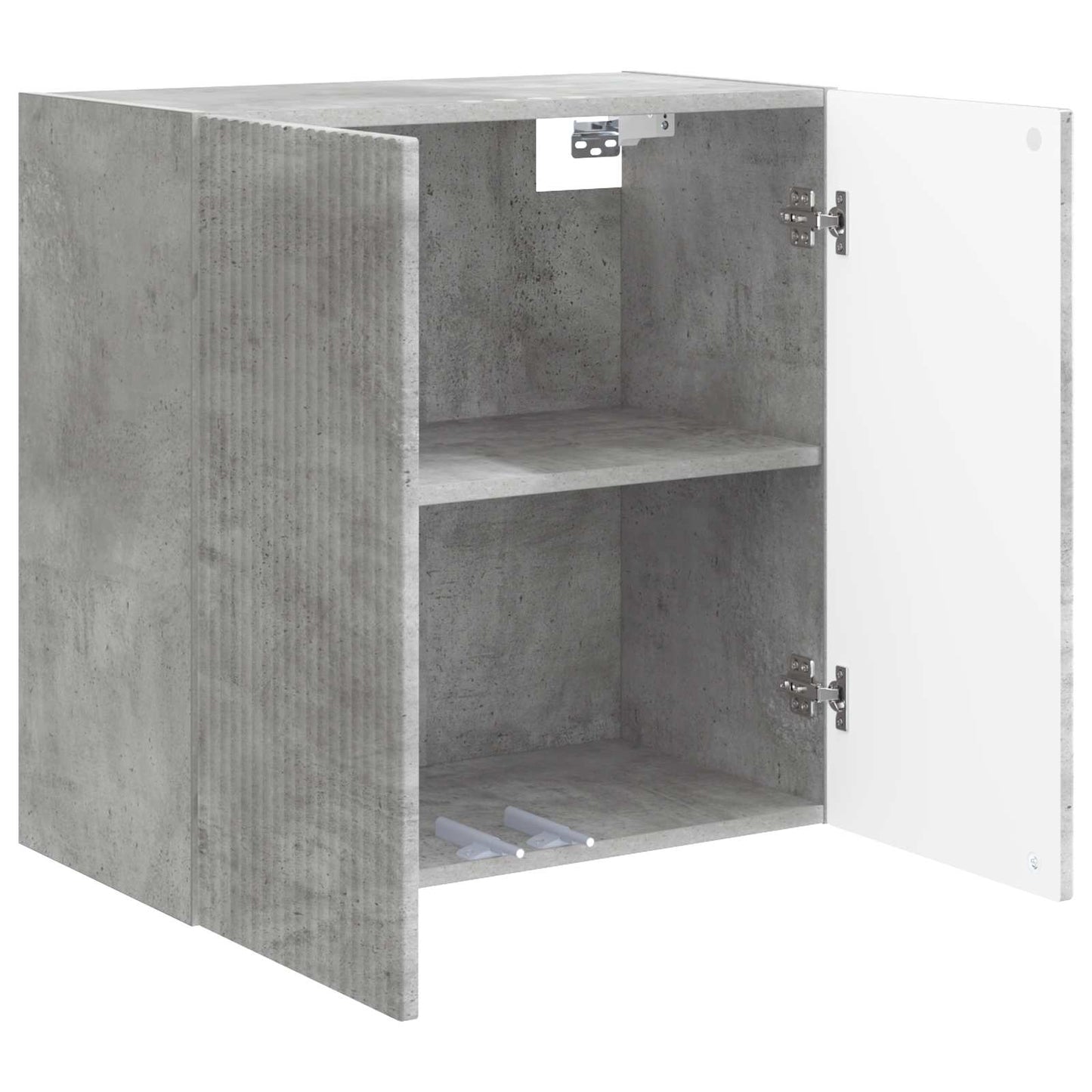 Wandkast Betongrijs 59 x 31 x 60 cm Bewerkt hout