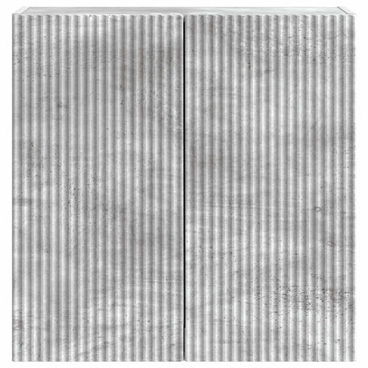 Wandkast Betongrijs 59 x 31 x 60 cm Bewerkt hout