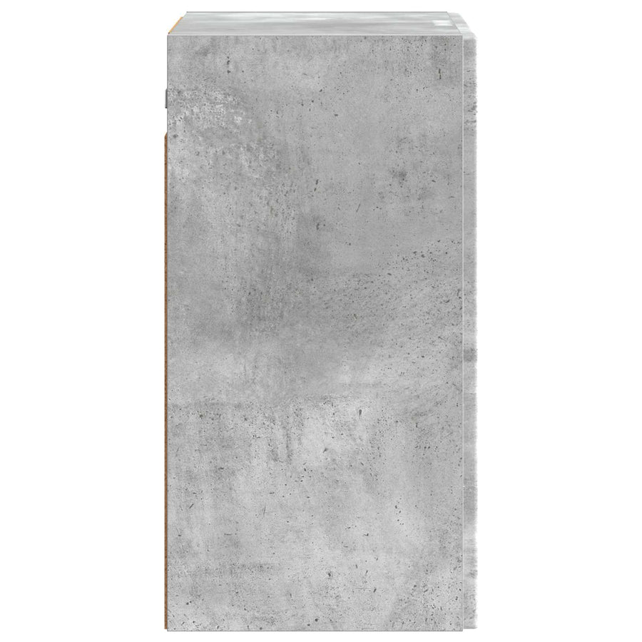 Wandkast Betongrijs 59 x 31 x 60 cm Bewerkt hout