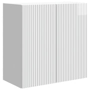Wandkast 59x31x60 cm bewerkt hout wit