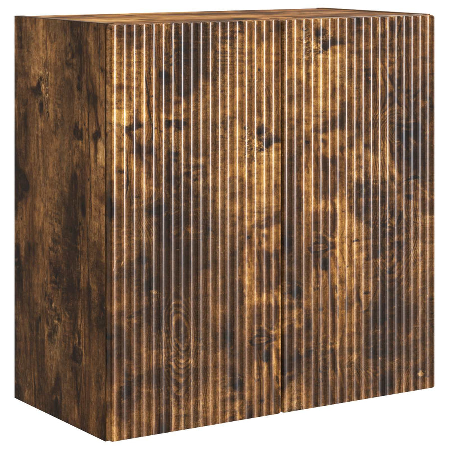 Wandkast Gerookt eiken 59 x 31 x 60 cm Bewerkt hout