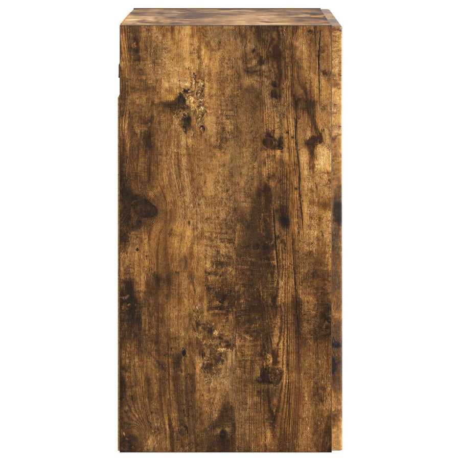 Wandkast Gerookt eiken 59 x 31 x 60 cm Bewerkt hout