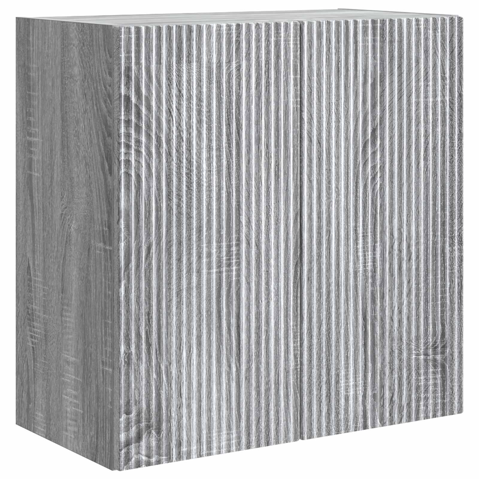 Wandkast Grijs Sonoma 59 x 31 x 60 cm Bewerkt hout