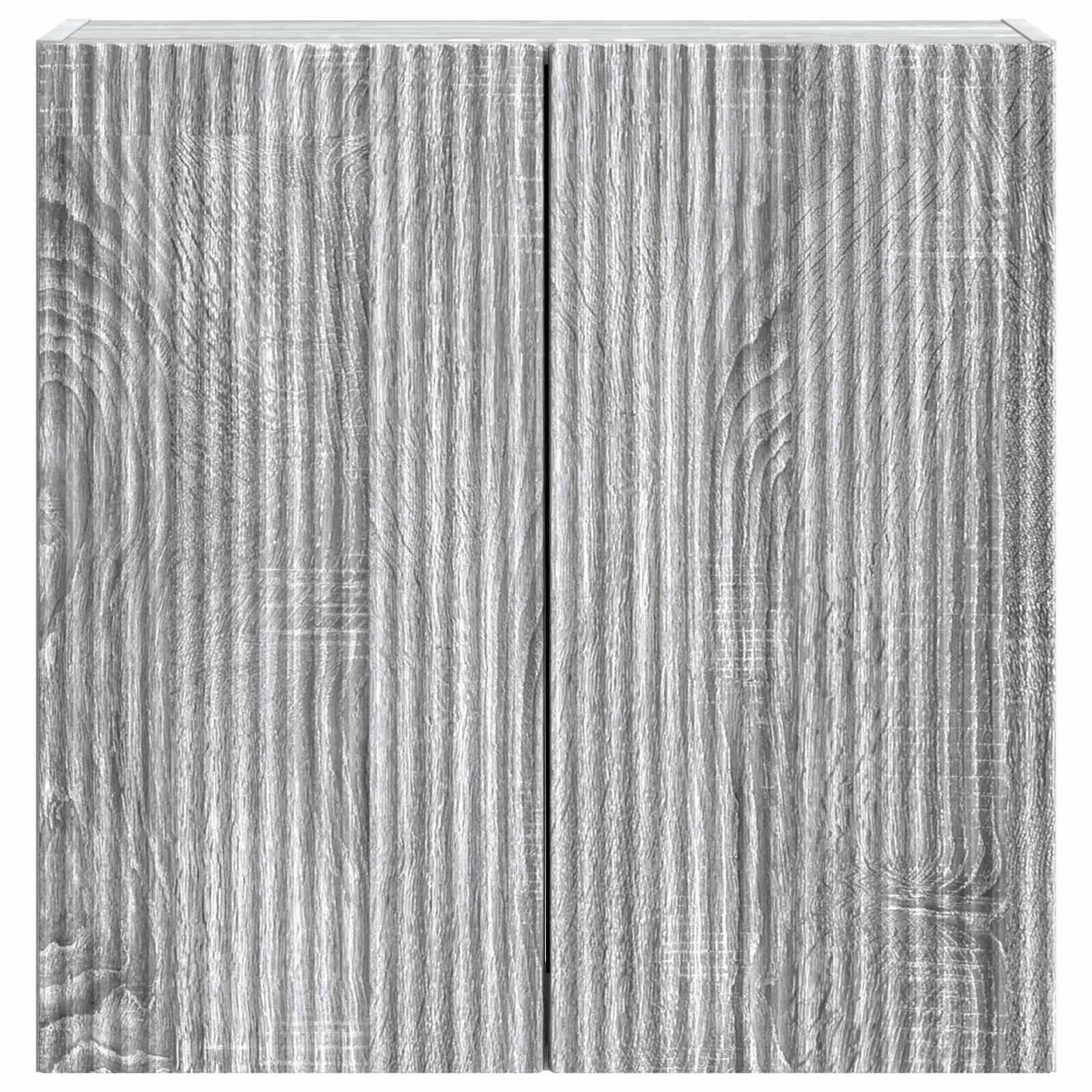 Wandkast Grijs Sonoma 59 x 31 x 60 cm Bewerkt hout