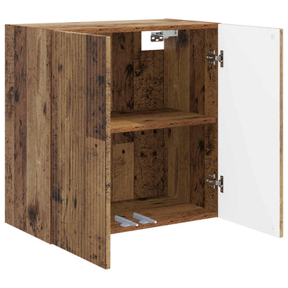 Wandkast Oud hout 59 x 31 x 60 cm Bewerkt hout