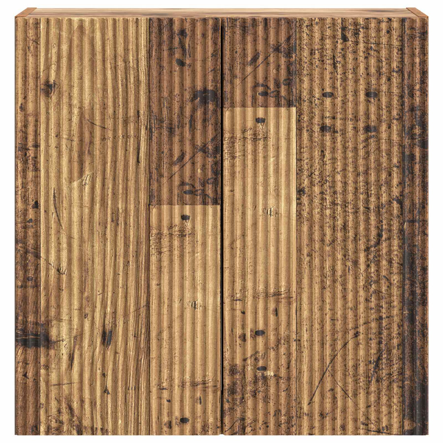 Wandkast Oud hout 59 x 31 x 60 cm Bewerkt hout