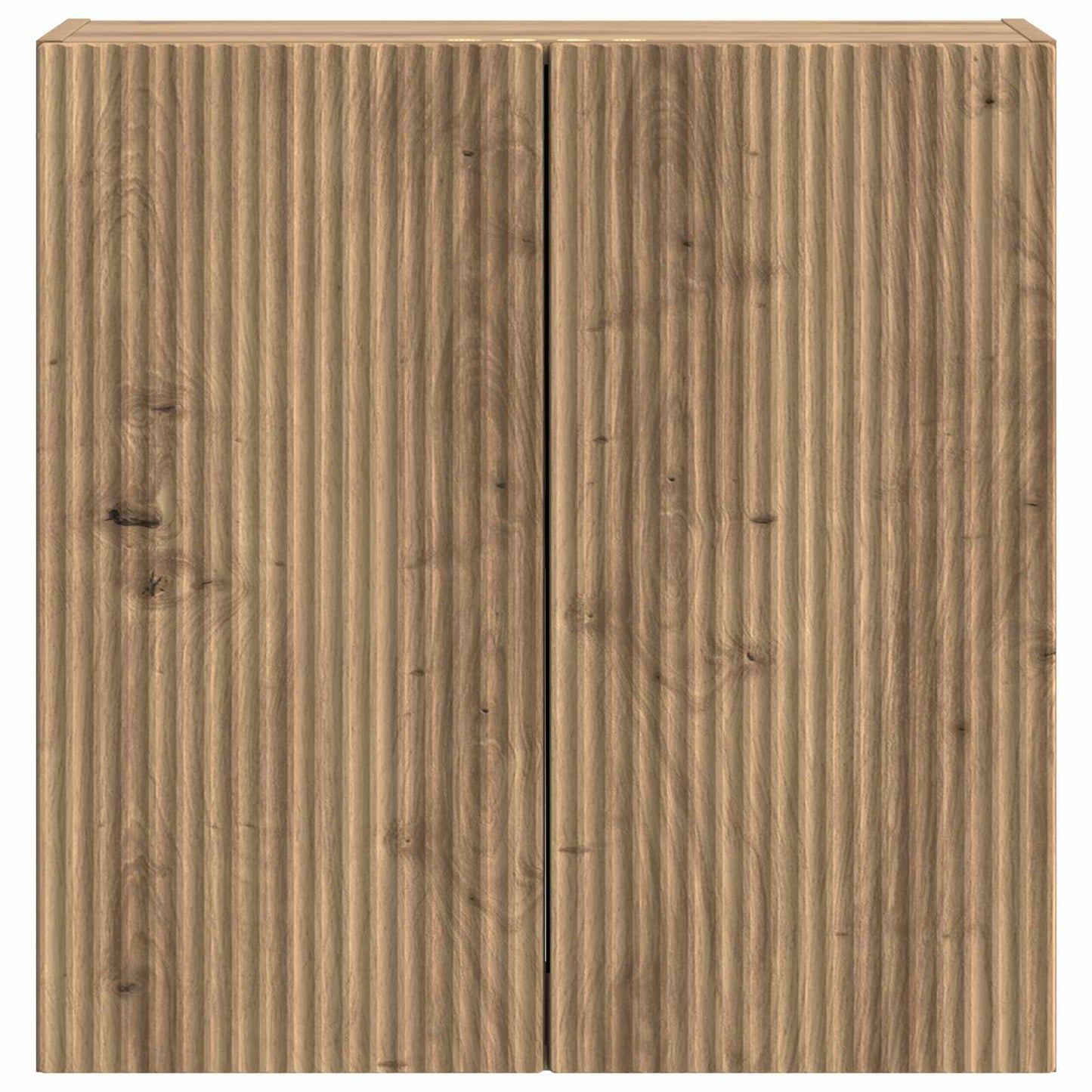 Wandkast Artisanaal eiken 59 x 31 x 60 cm Bewerkt hout