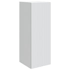 Wandkast 33x34,5x90 cm wit bewerkt hout
