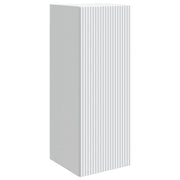 Wandkast 33x34,5x90 cm wit bewerkt hout