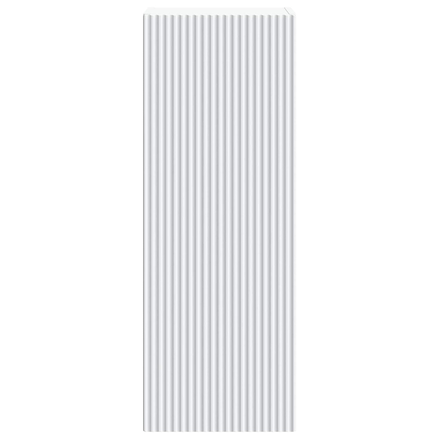 Wandkast Wit 33 x 34,5 x 90 cm Bewerkt hout