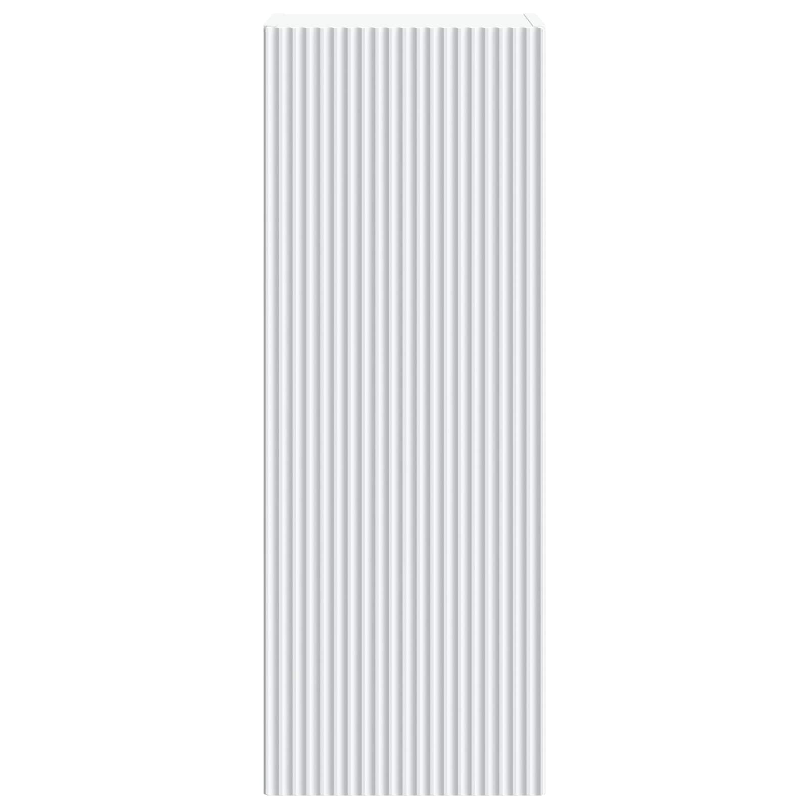 Wandkast Wit 33 x 34,5 x 90 cm Bewerkt hout