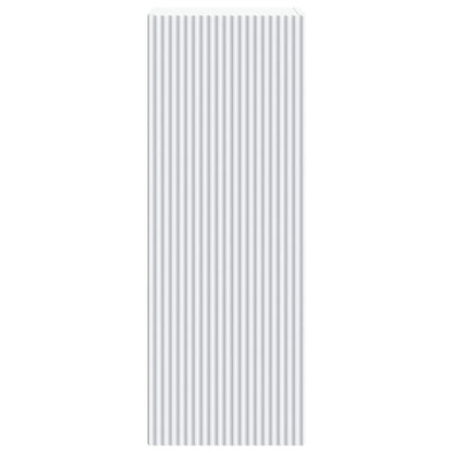 Wandkast Wit 33 x 34,5 x 90 cm Bewerkt hout