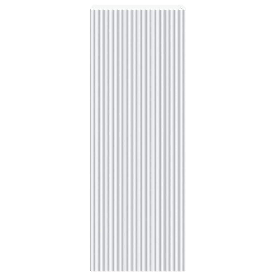 Wandkast Wit 33 x 34,5 x 90 cm Bewerkt hout