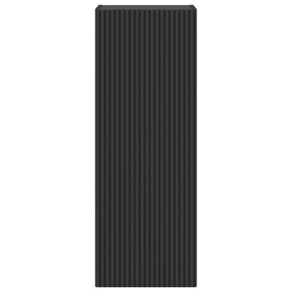 Wandkast Zwart 33 x 34,5 x 90 cm Bewerkt hout