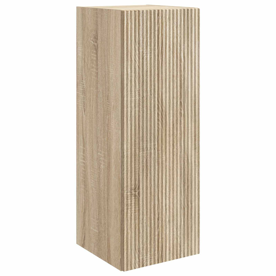 Wandkast Sonoma Eiken 33 x 34,5 x 90 cm Bewerkt hout