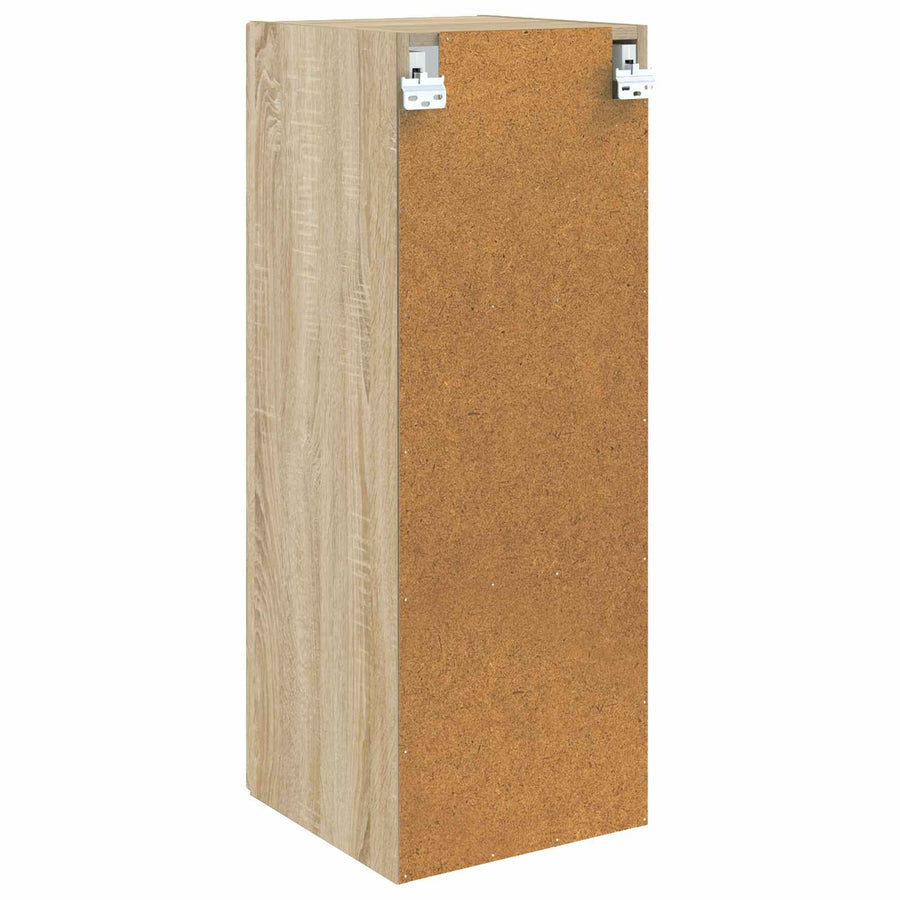 Wandkast Sonoma Eiken 33 x 34,5 x 90 cm Bewerkt hout