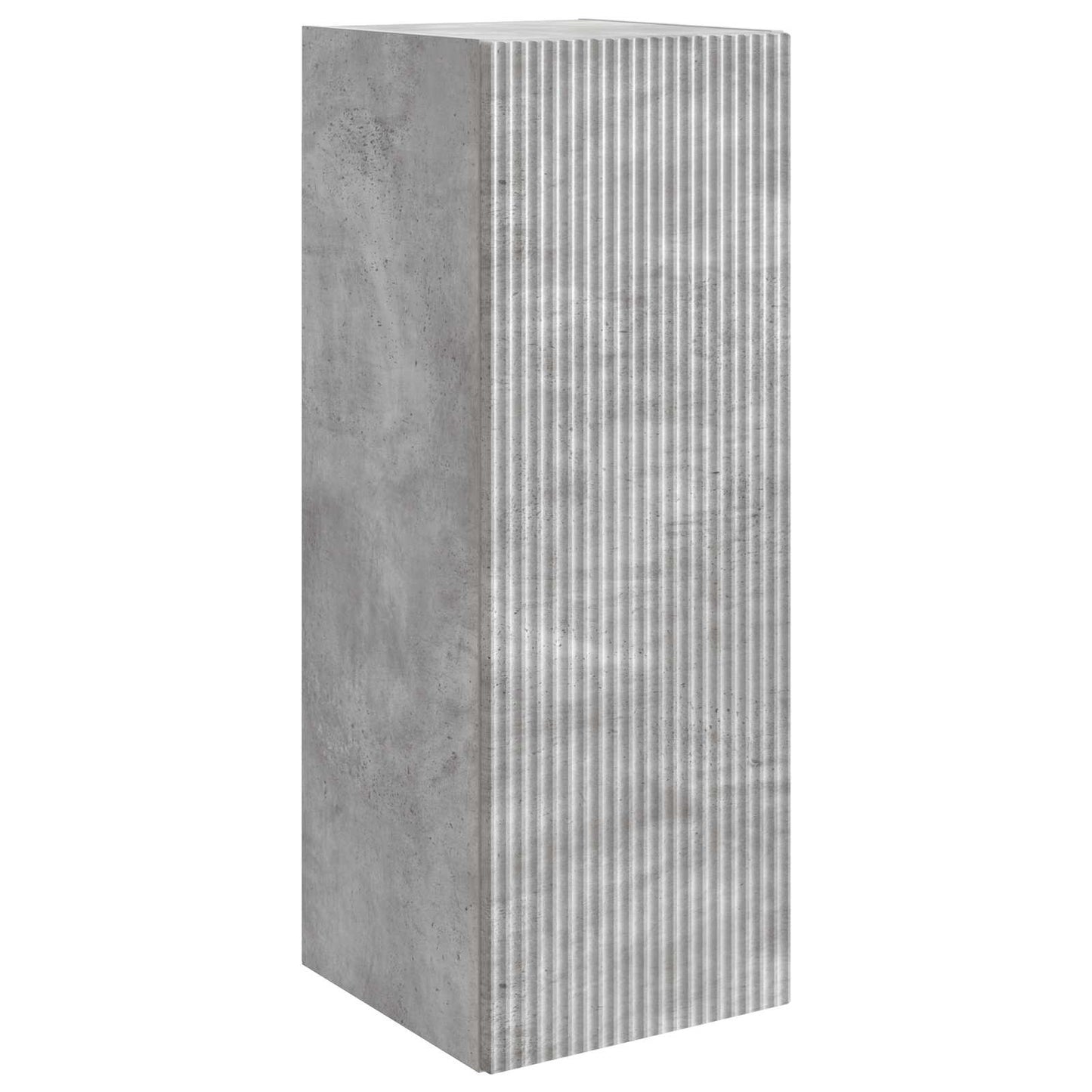 Wandkast Betongrijs 33 x 34,5 x 90 cm Bewerkt hout