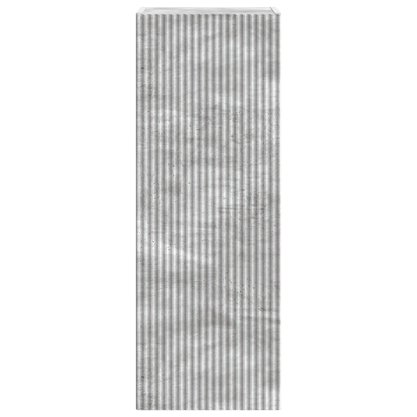 Wandkast Betongrijs 33 x 34,5 x 90 cm Bewerkt hout