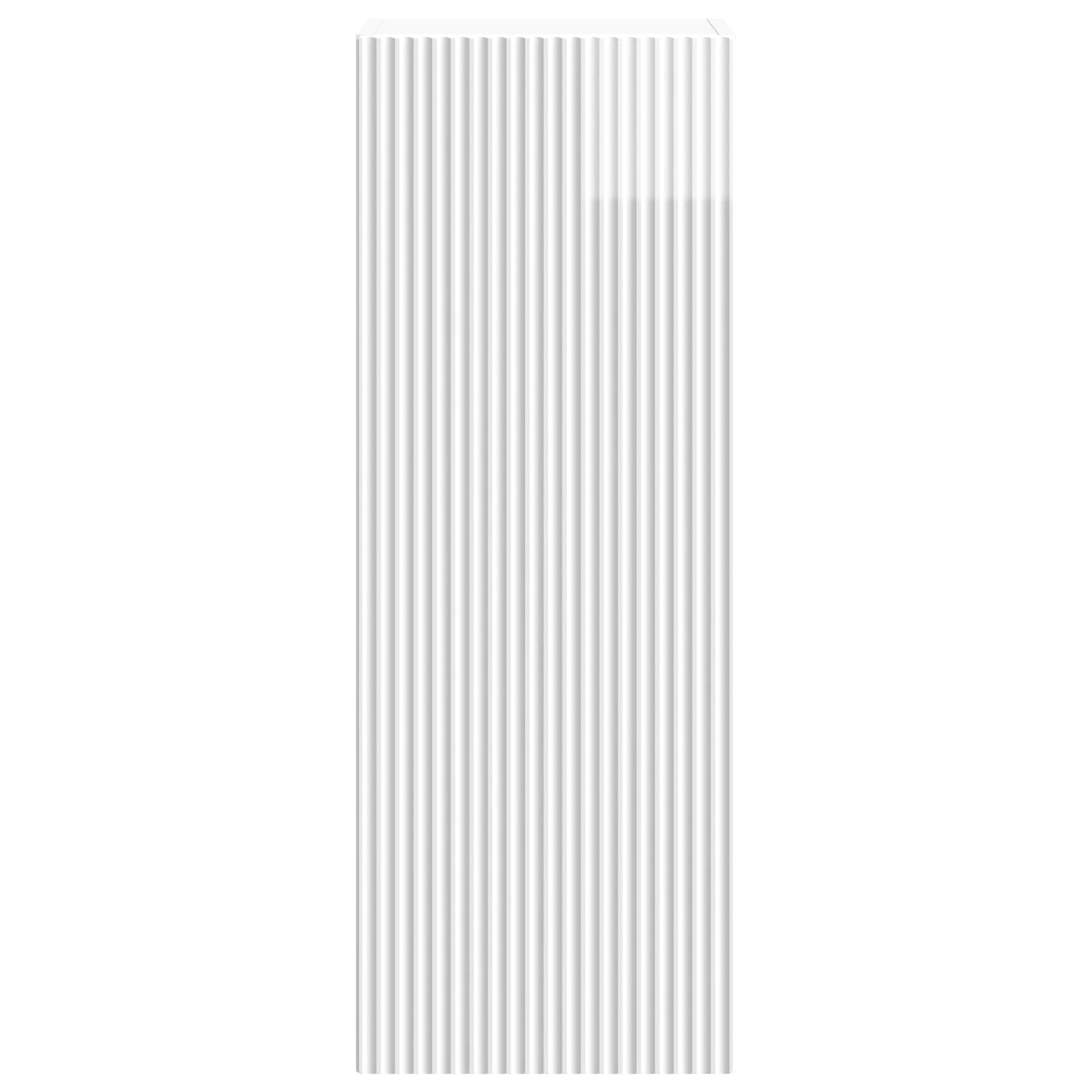 Wandkast Hoogglans Wit 33 x 34,5 x 90 cm Bewerkt hout