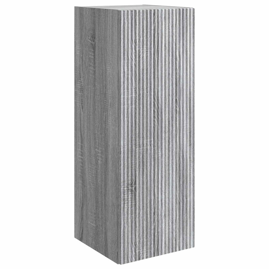 Wandkast Grijs Sonoma 33 x 34,5 x 90 cm Bewerkt hout