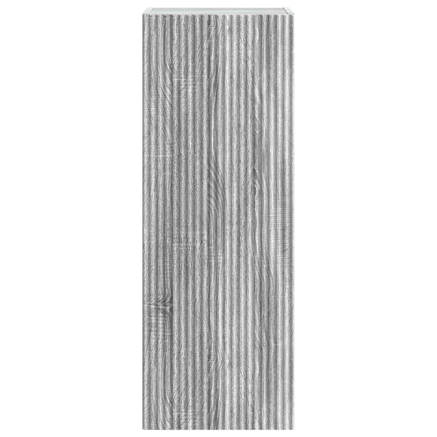 Wandkast Grijs Sonoma 33 x 34,5 x 90 cm Bewerkt hout