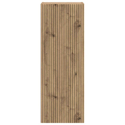 Wandkast Artisanaal eiken 33 x 34,5 x 90 cm Bewerkt hout