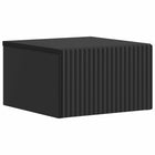 Wandkast zwart 33x34,5x20 cm spaanplaat