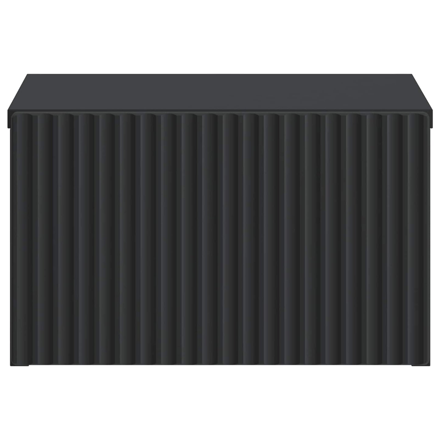 Wandbeugel Bedkast Zwart 33 x 34,5 x 20 cm Bewerkt hout