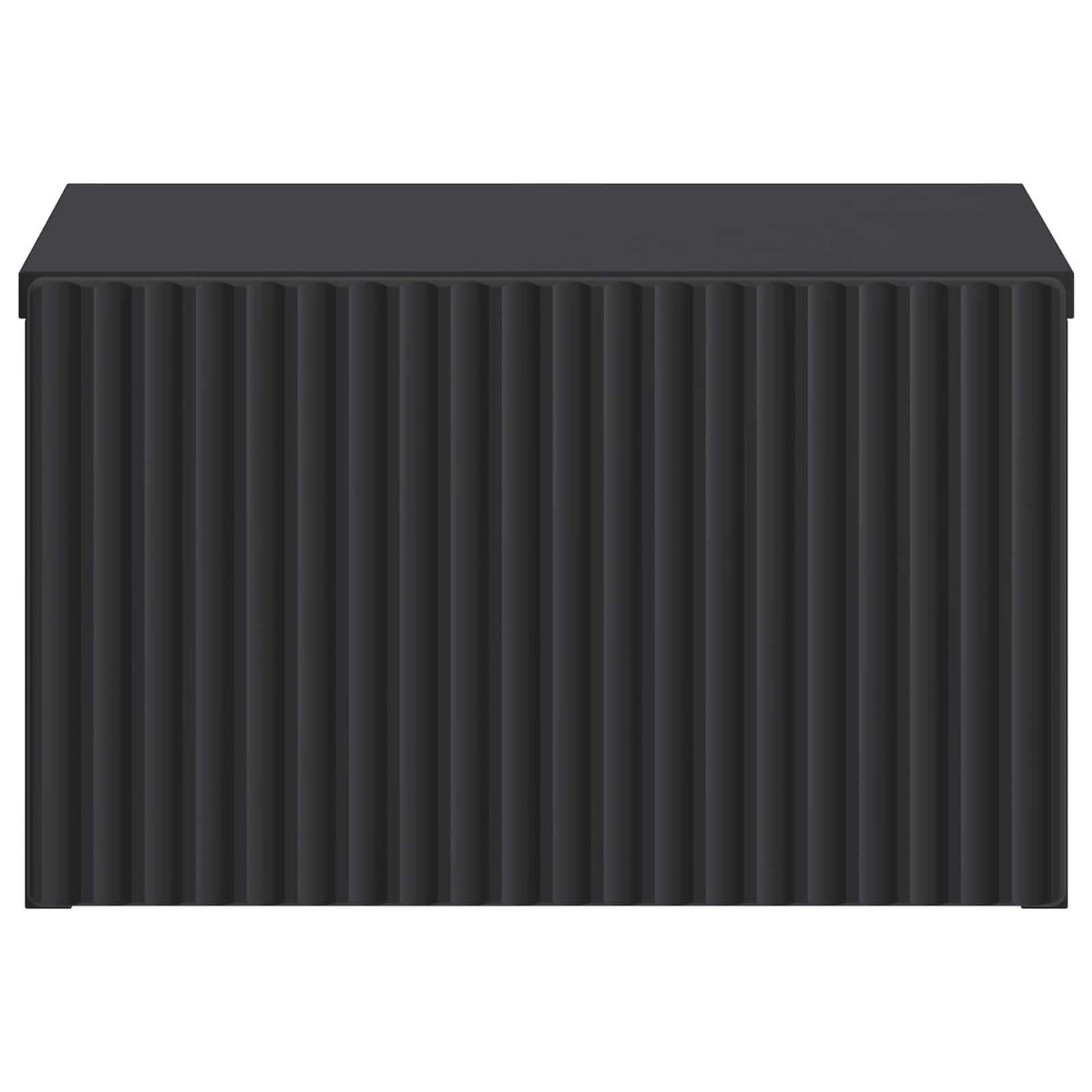 Wandbeugel Bedkast Zwart 33 x 34,5 x 20 cm Bewerkt hout