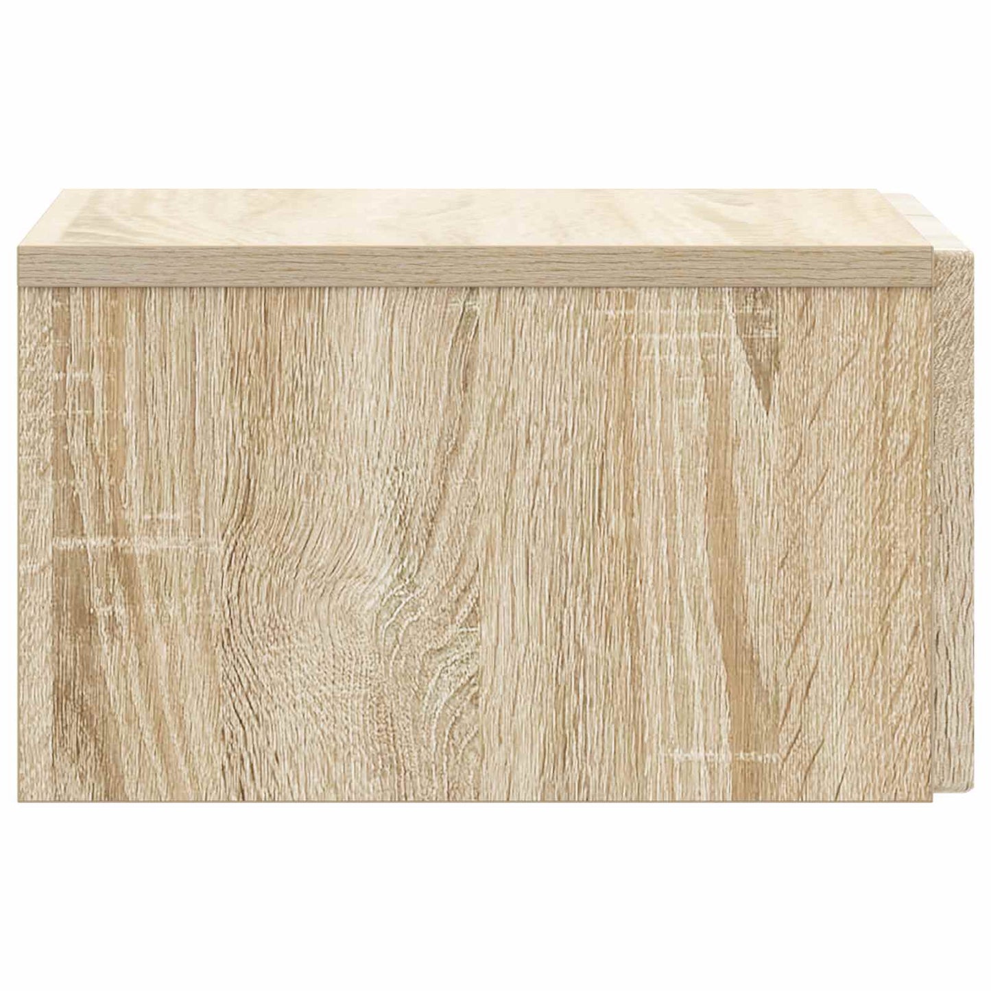 Wandbeugel Bedkast Sonoma Eiken 33 x 34,5 x 20 cm Bewerkt hout