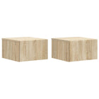 Wall Cabinet Bed 2 pcs Sonoma Oak 33 x 34.5 x 20 cm
