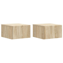Wandbeugel Bedkast 2 pcs Sonoma Eiken 33 x 34,5 x 20 cm