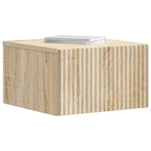 Wandbeugel Bedkast 2 pcs Sonoma Eiken 33 x 34,5 x 20 cm