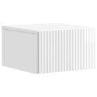 Wall bracket Murphy Bed High Gloss White 33 x 34.5 x 20 cm Engineered wood