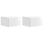 Wandkast 33x34,5x20 cm hoogglans wit