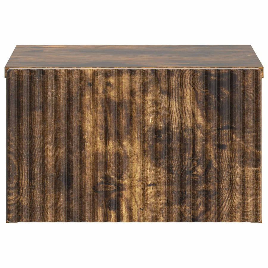 Wandbeugel Bedkast 2 pcs Gerookt eiken 33 x 34,5 x 20 cm